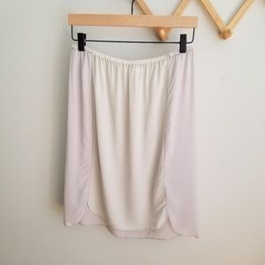 two-toned skirt slip